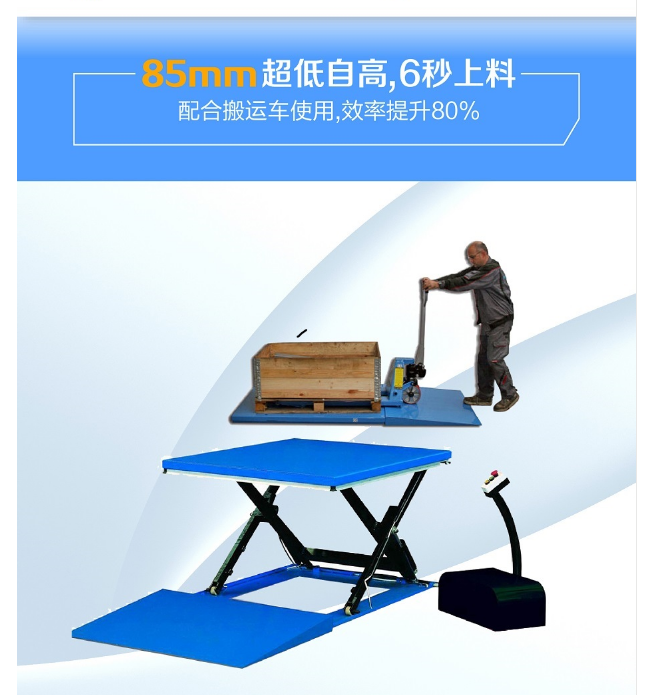 超低型電動升降平臺 超低型電動升降平臺